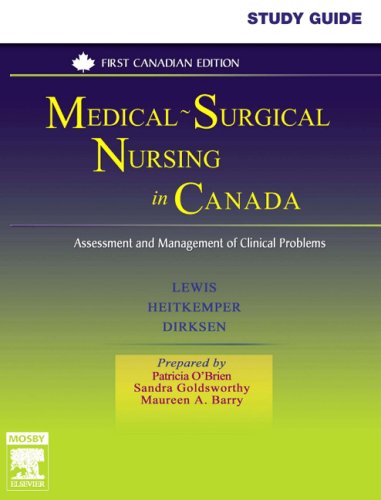 Cover of Medical-Surgical Nursing in Canada by Sharon L. Lewis Shannon Ruff Dirksen Margaret M. Heitkemper Linda Bucher